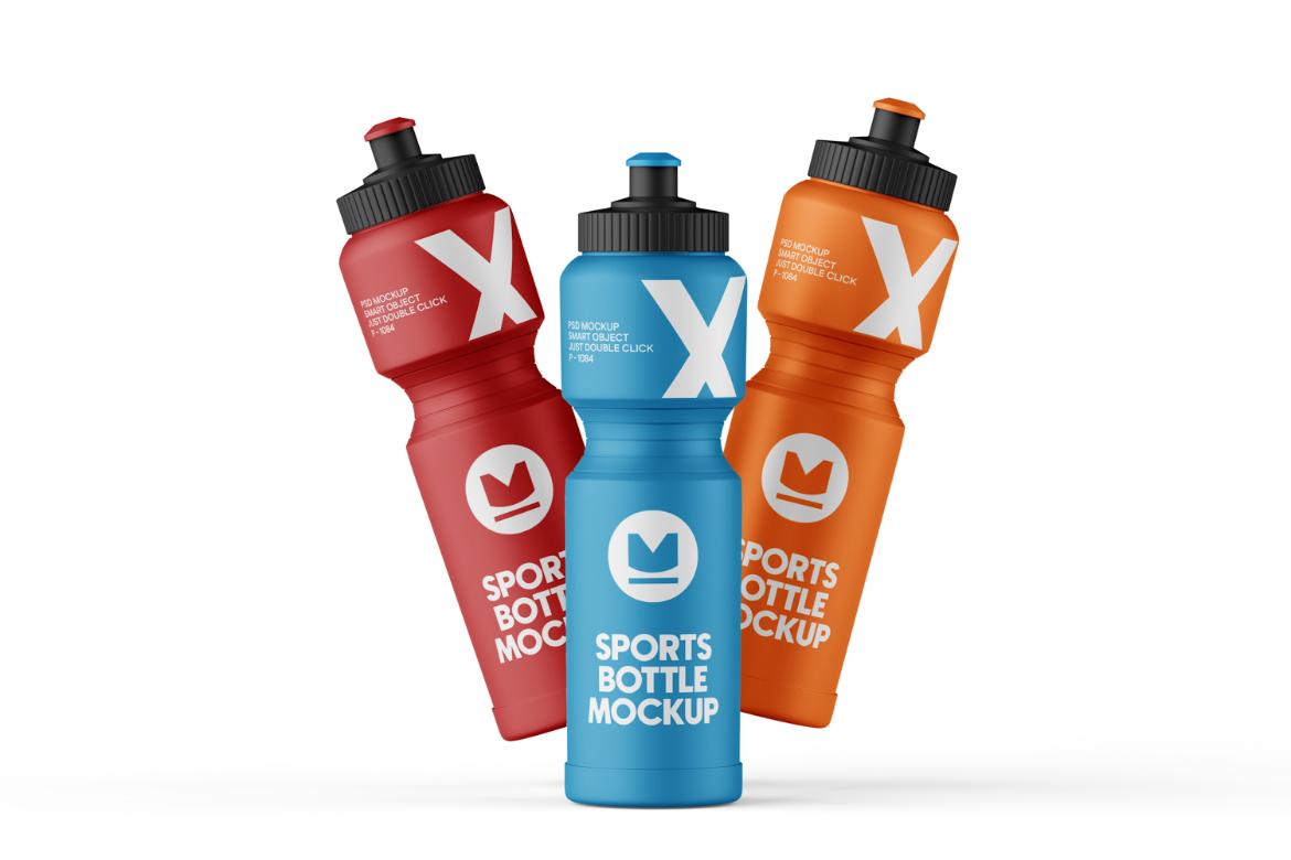 Sports Water Bottle Mockup