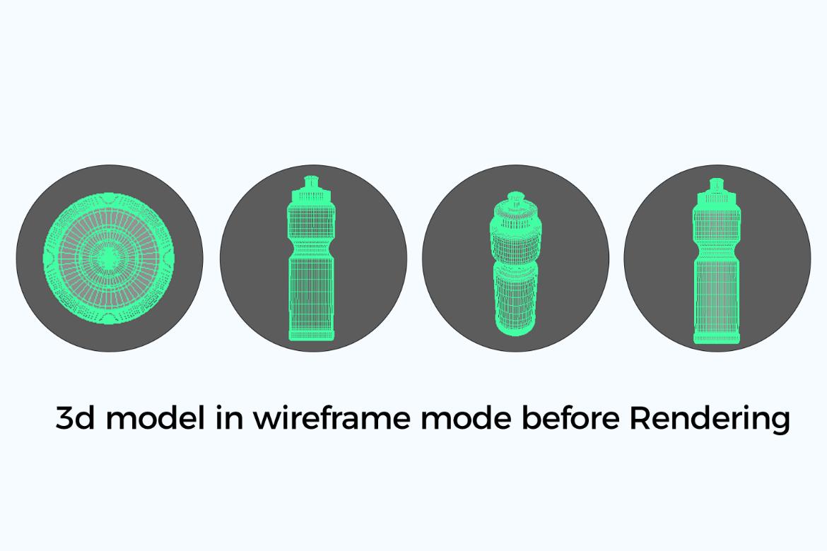 Sports Water Bottle Mockup