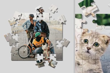 Jigsaw Puzzle Mockup