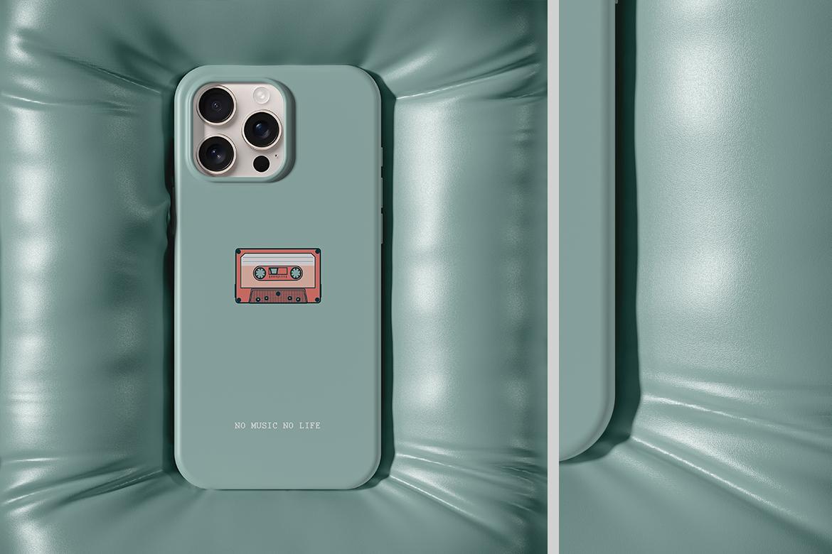 Phone Case on an Inflatable Surface Mockup