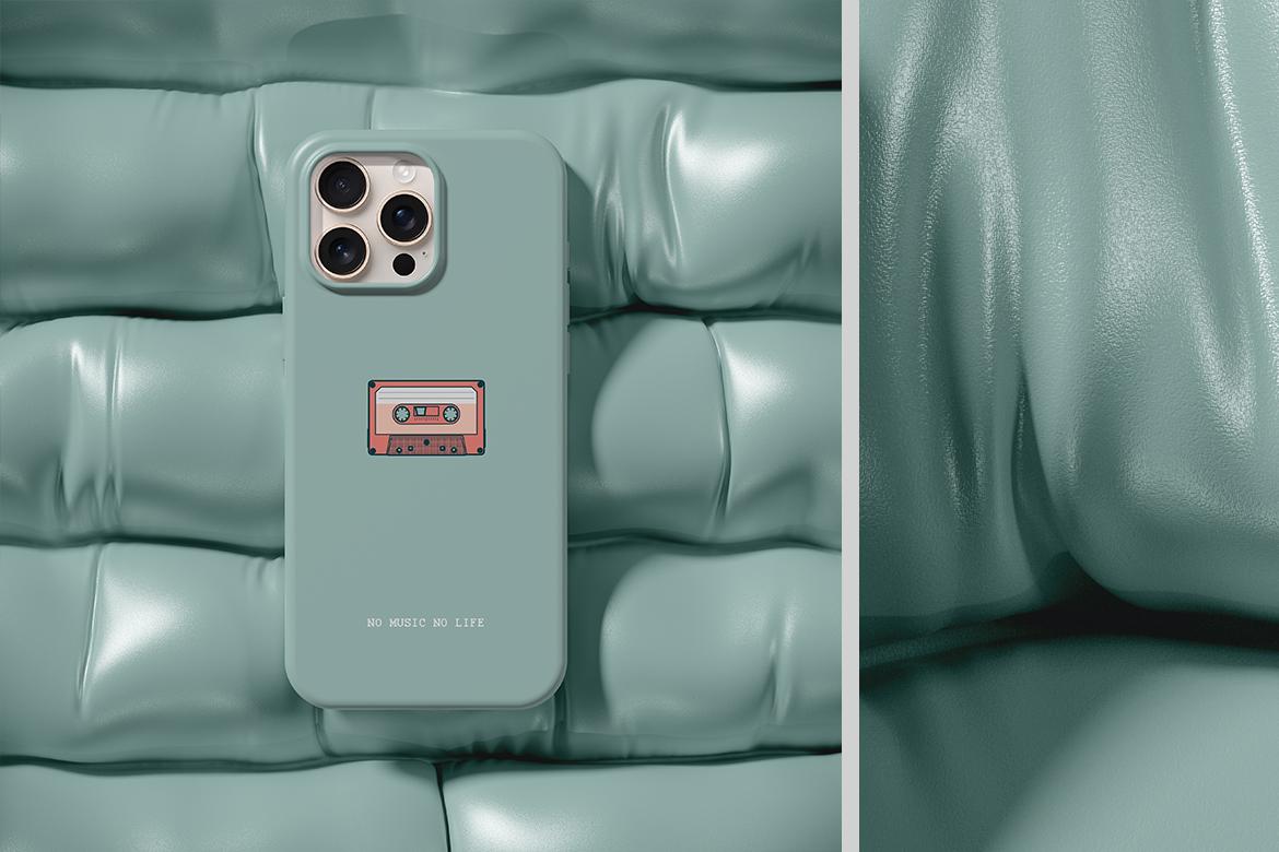 Phone Case on an Inflatable Surface Mockup