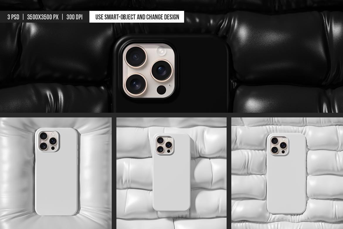 Phone Case on an Inflatable Surface Mockup