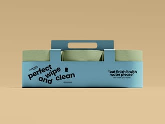 Toilet Paper Packaging Free Mockup