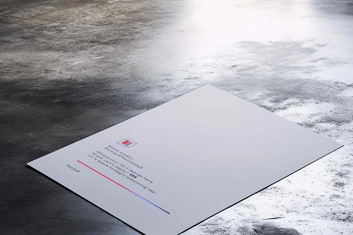 DIN paper mockup [4]