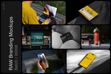 Raw Branding Mockups / Batch 00006