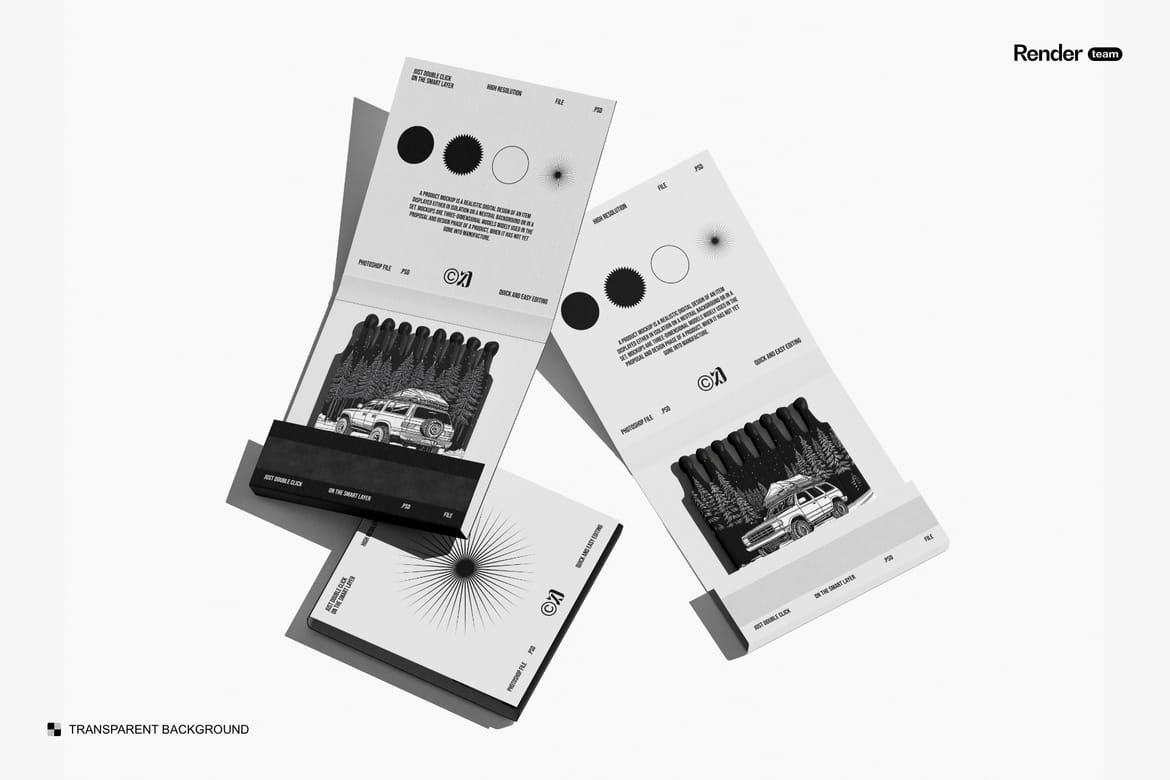 Matches Mockup Set