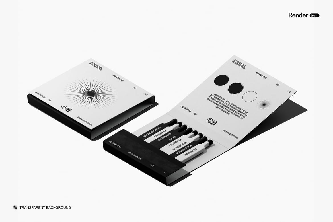 Matches Mockup Set