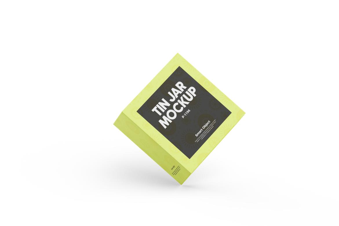 Cosmetic Tin Jar Mockup