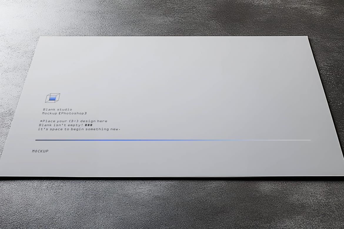 DIN paper mockup [8]