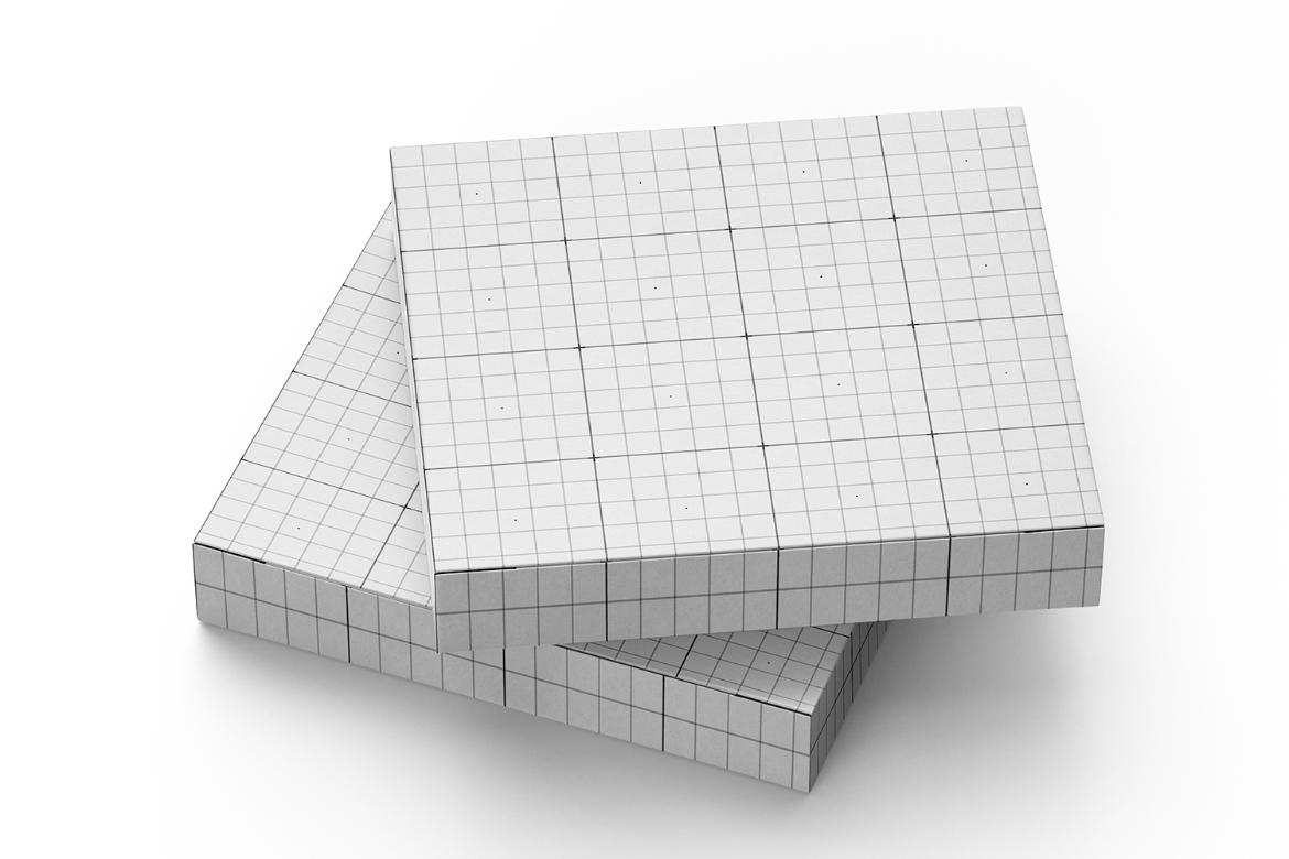 Kraft Square Box Mockup