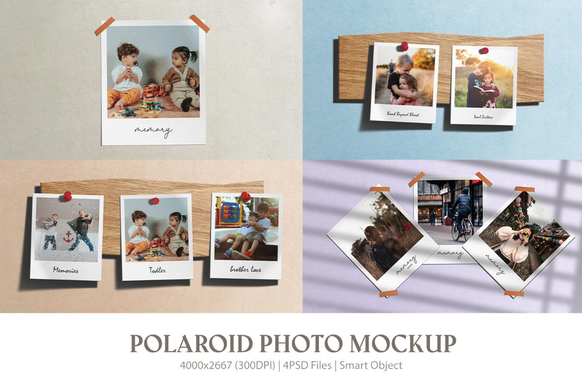 Polaroid Photo Mockup