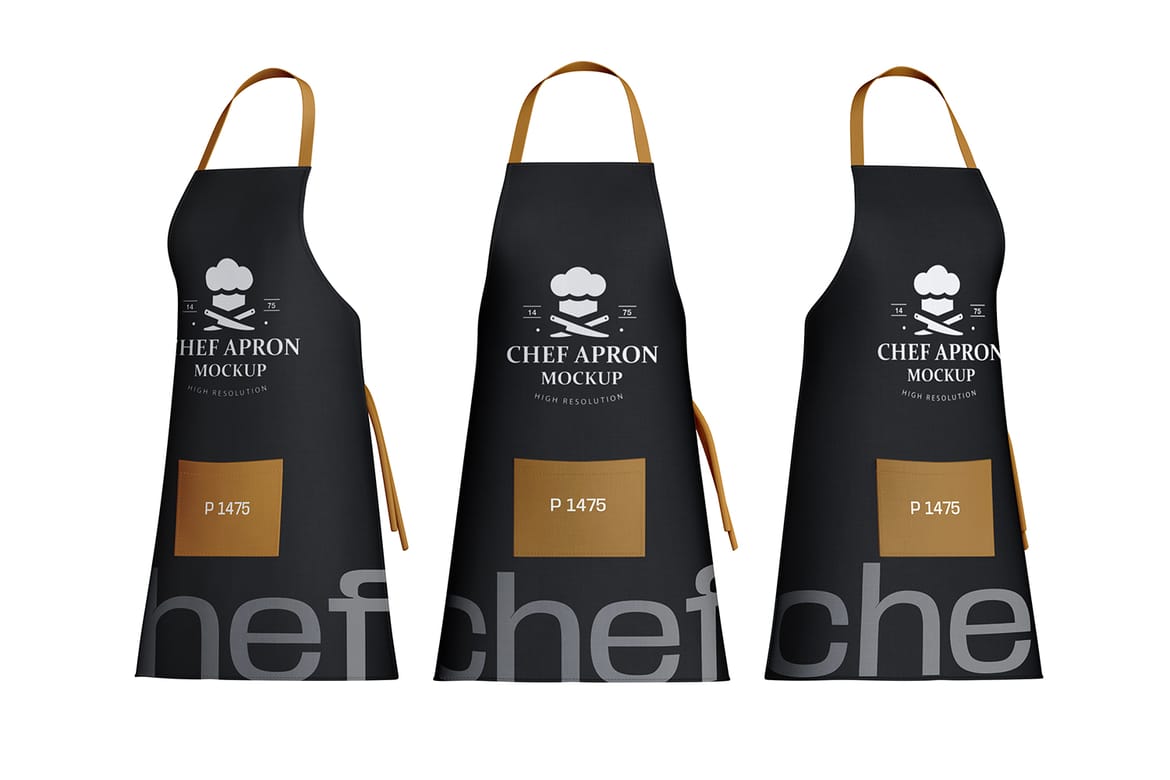 Kitchen Apron PSD Mockup For Chef