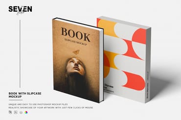 Book with Slipcase Mockup Set