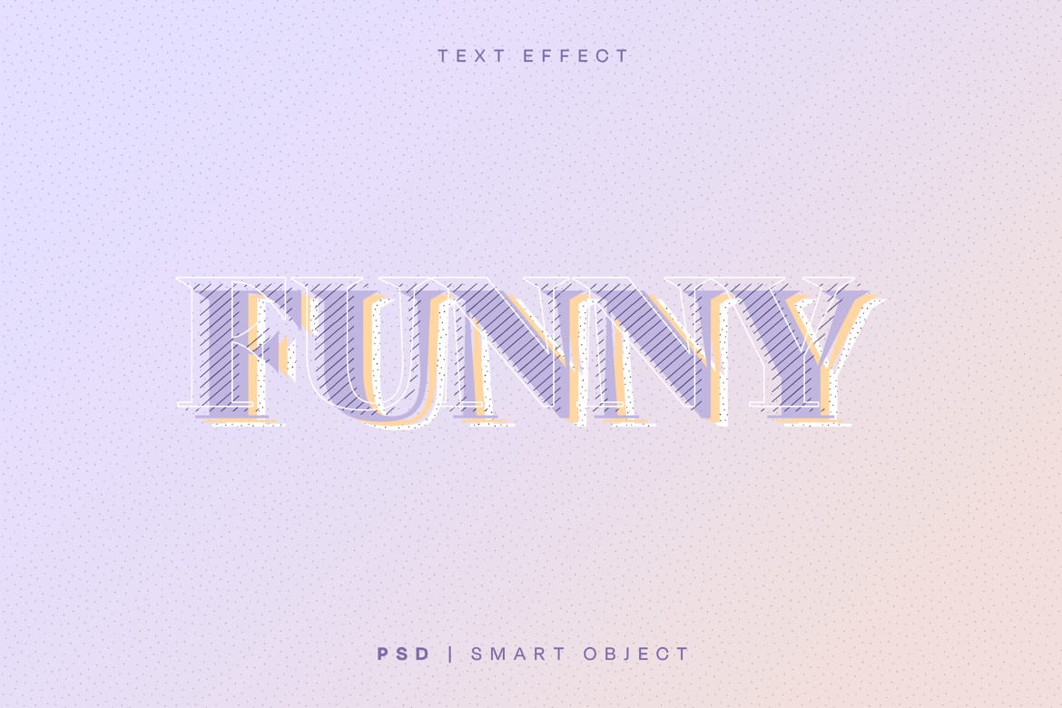 Funny Text Effect Mockup