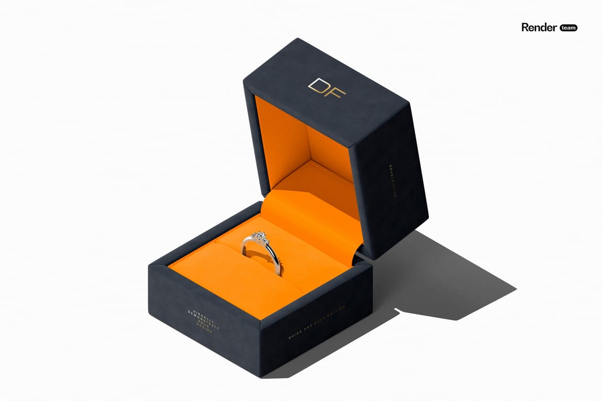 Jewelry Box Mockup Set