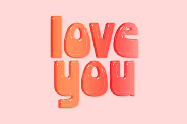 Glossy Text Effect