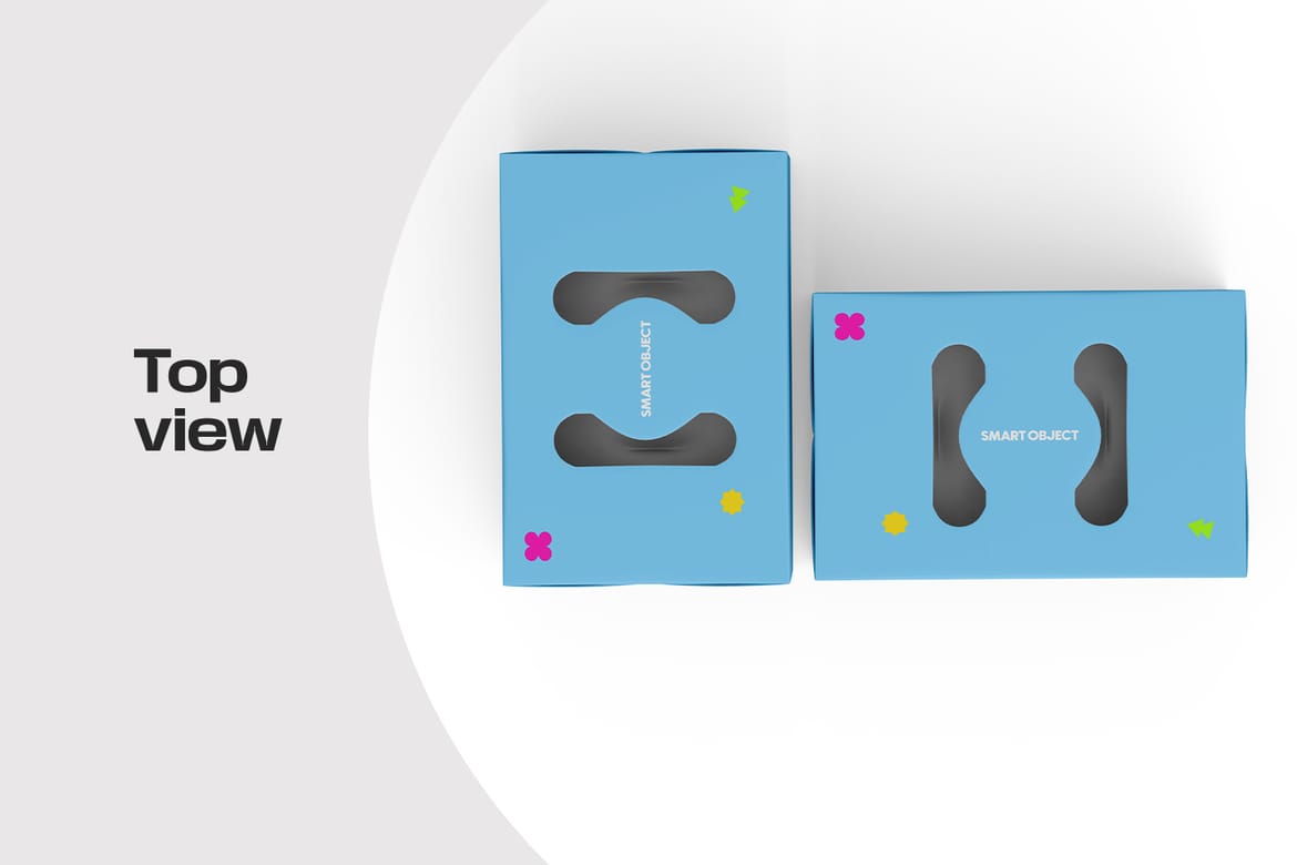 Juice Carrying Cardboard Box Mockup