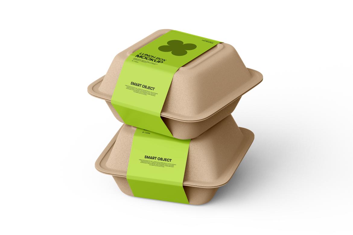 Takeout Kraft Container Mockup