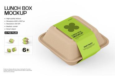 Takeout Kraft Container Mockup