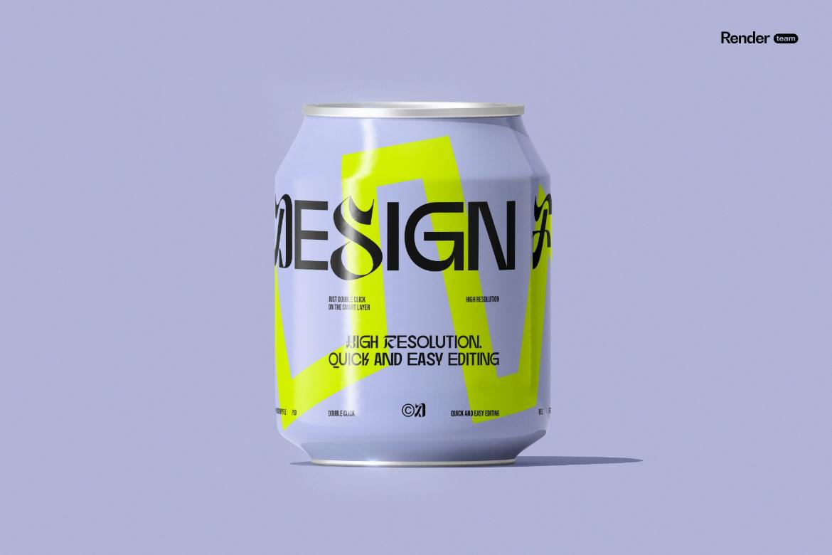 Mini Soda / Beer Can Mockup Set