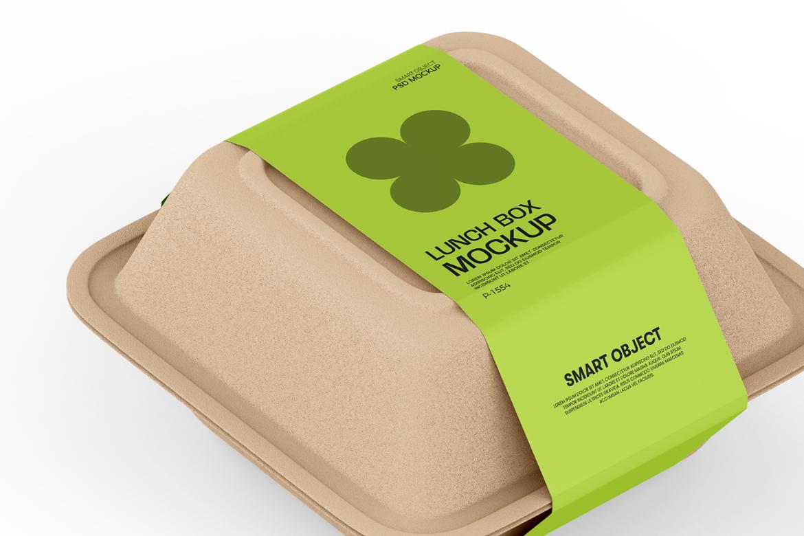 Takeout Kraft Container Mockup