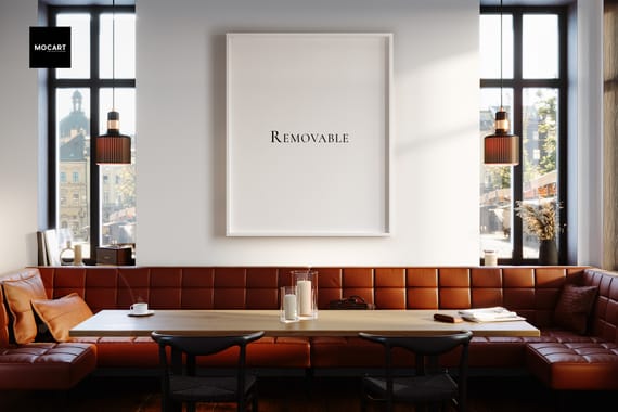 Cafe Interior Wallpaper Mockup v.2