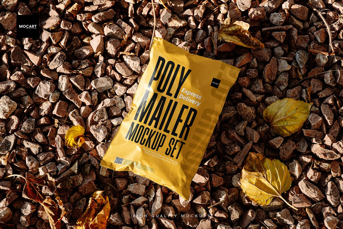 Poly Mailer Mockup Set v.1