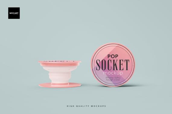 Popsocket + iPhone 15Pro Matte Tough Case