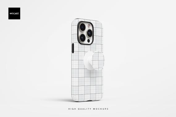 Popsocket + iPhone 15Pro Matte Tough Case
