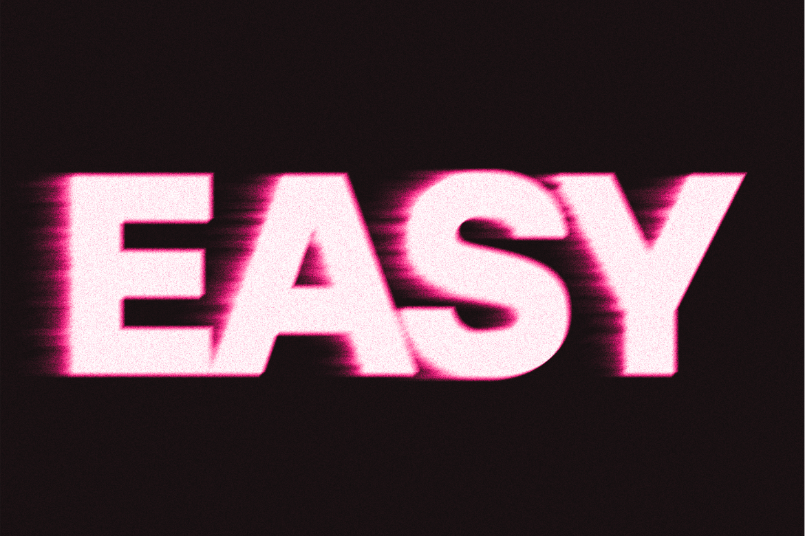 Motion Shine Text Effect Mockup