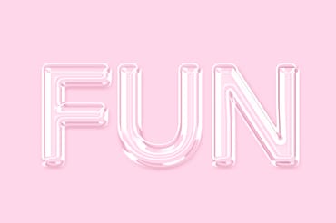 Glass Text Effect