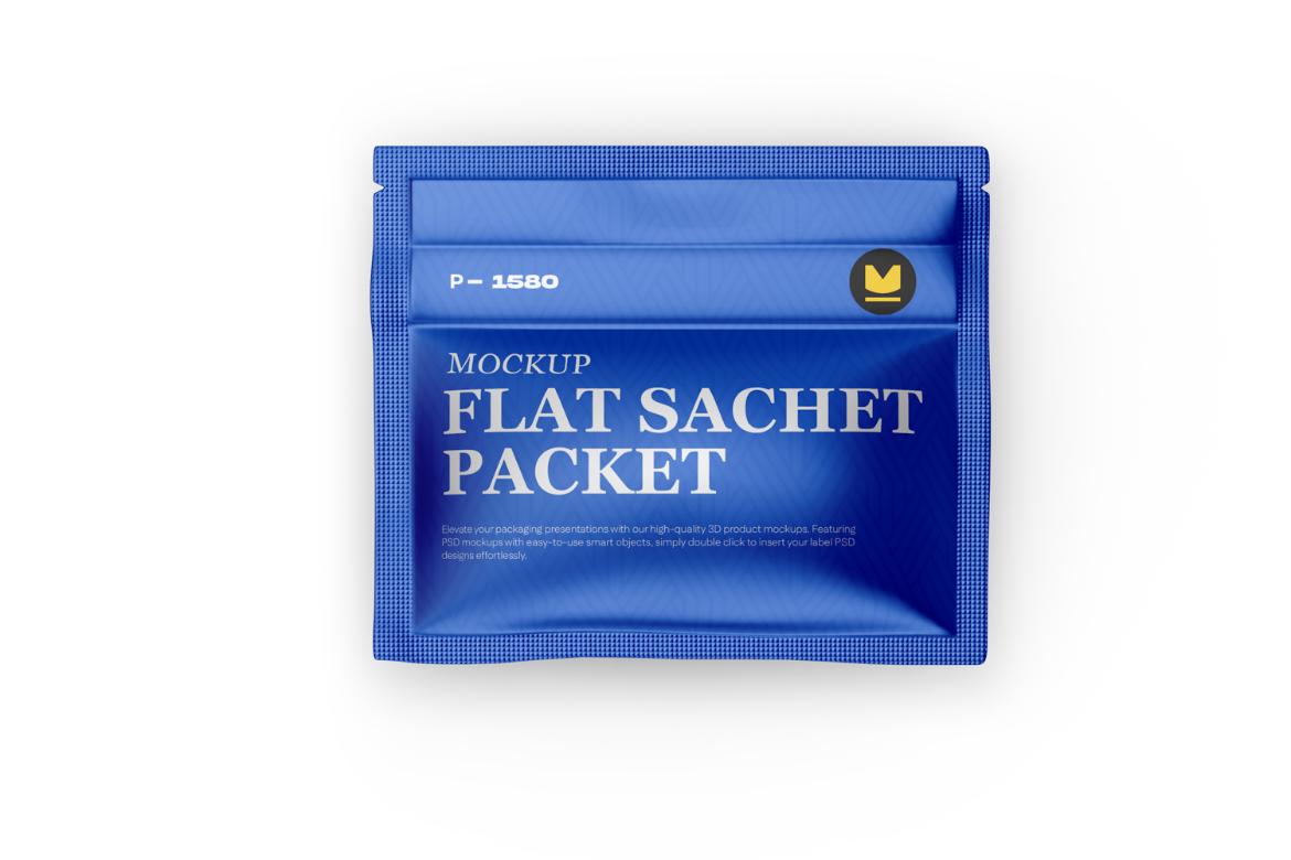 Flat Sachet Mockup