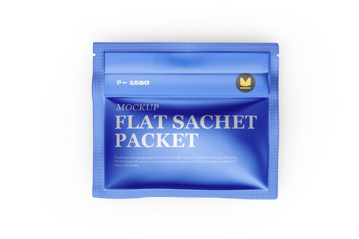 Flat Sachet Mockup