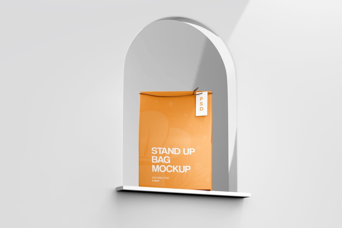 Paper Lunch Bag Mockup
