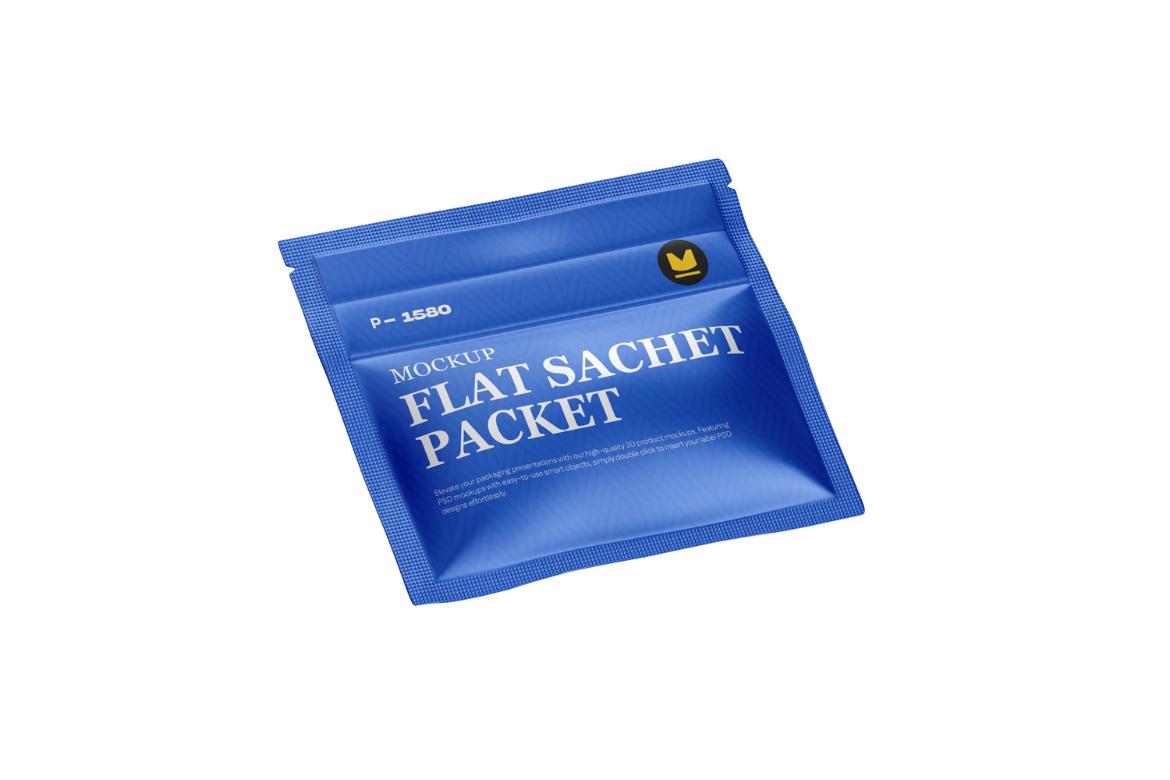 Flat Sachet Mockup