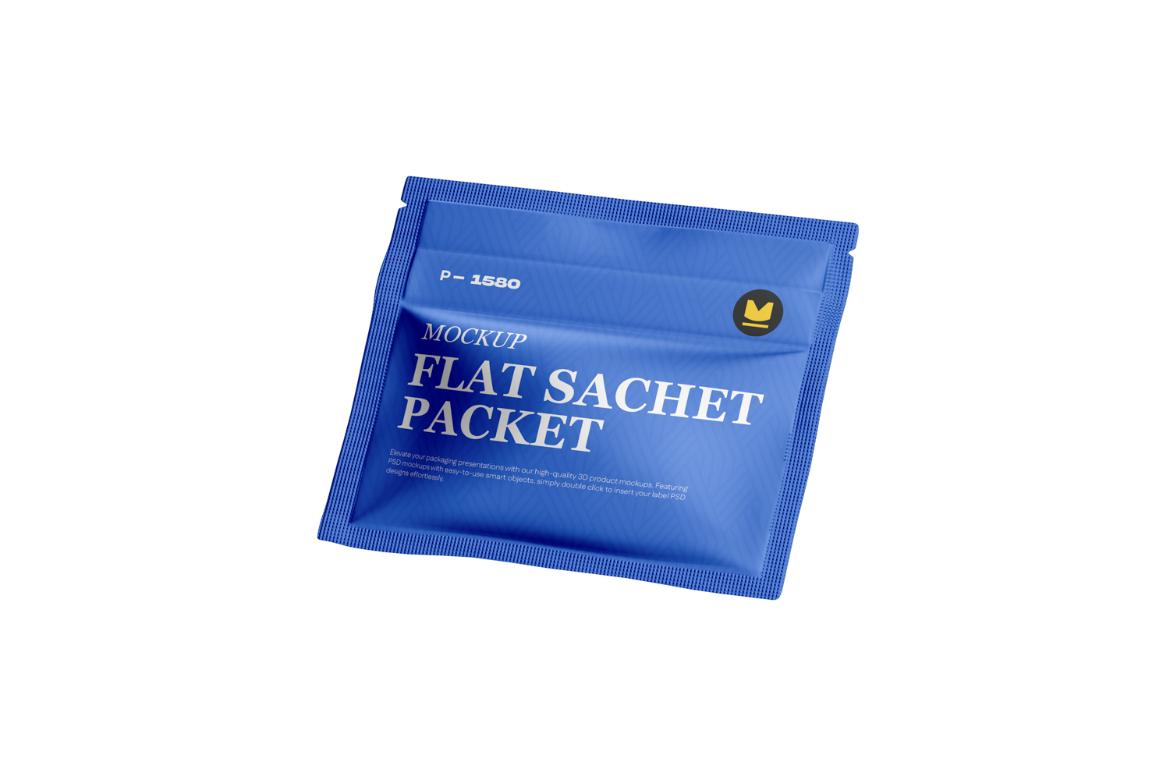 Flat Sachet Mockup