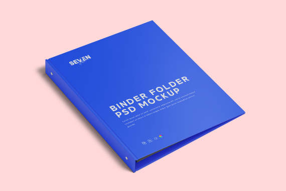 Binder File Folder Mockup Set