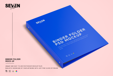 Binder File Folder Mockup Set