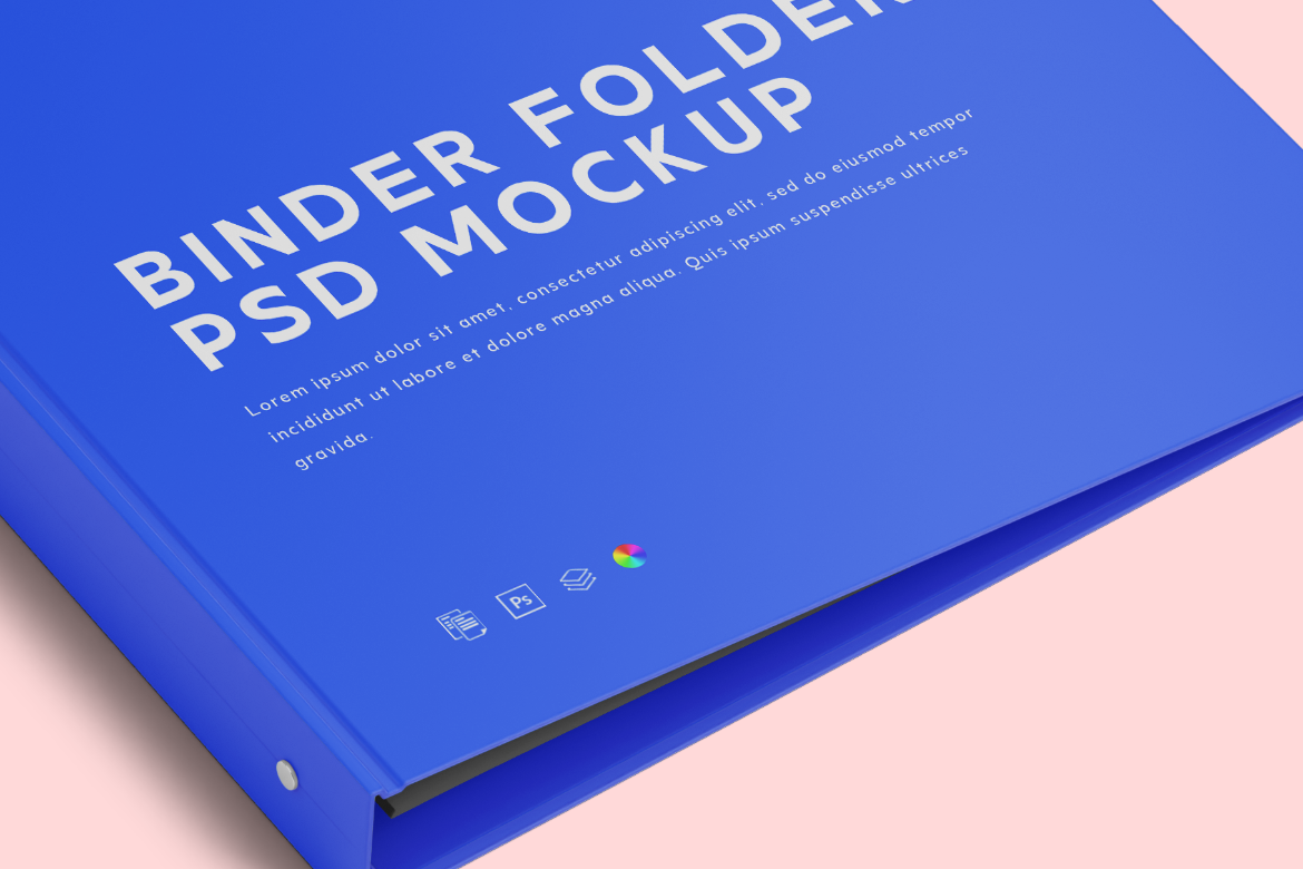 Binder File Folder Mockup Set