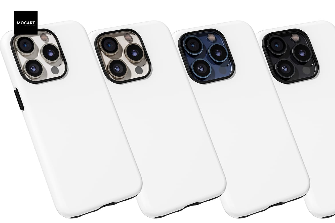 iPhone 15Pro Tough Case Mockup v.12