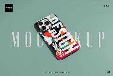 iPhone 15Pro Tough Case Mockup v.12