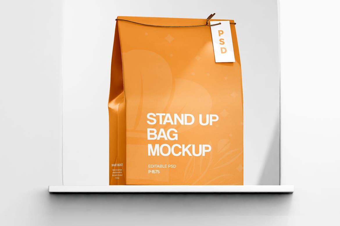 Paper Lunch Bag Mockup