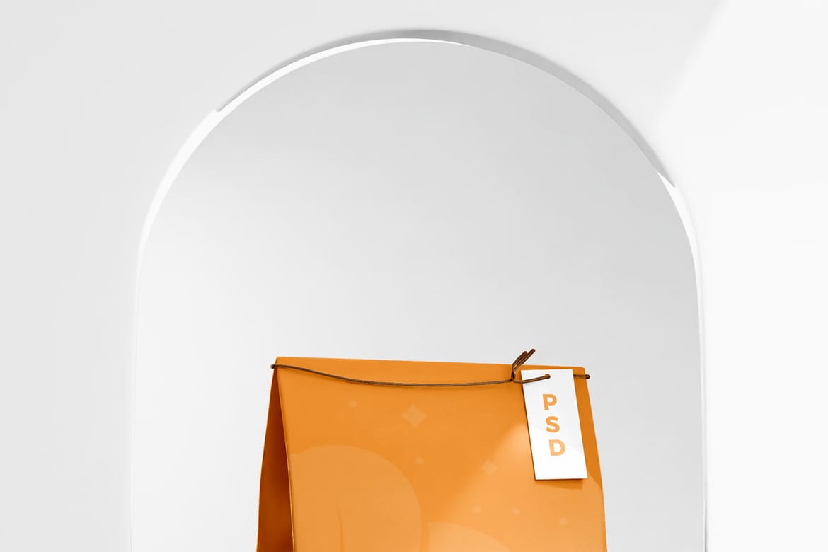 Paper Lunch Bag Mockup