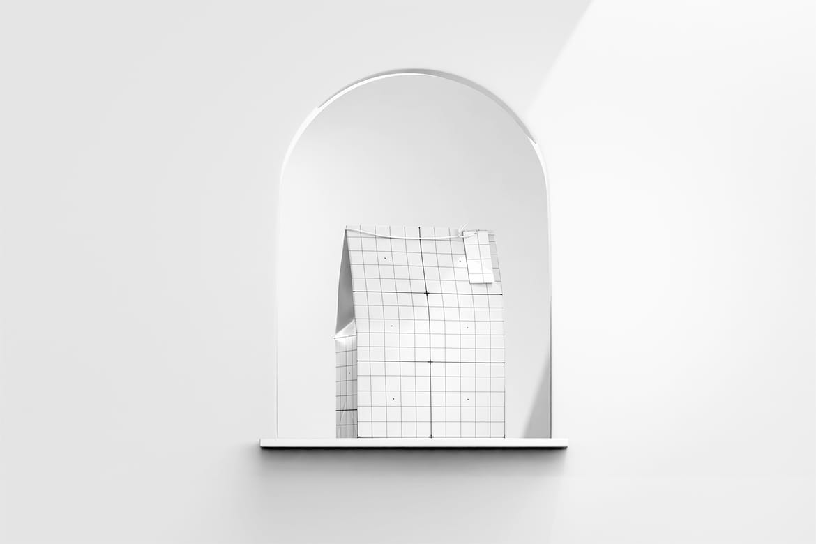 Paper Lunch Bag Mockup