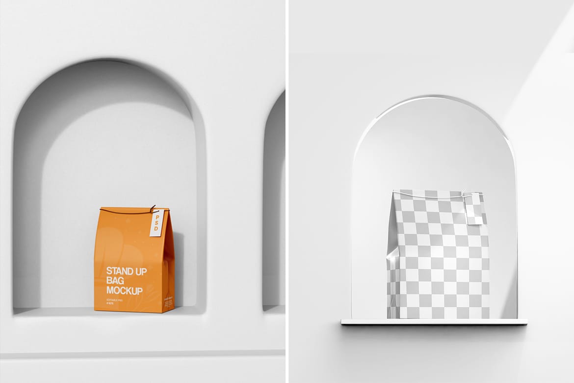 Paper Lunch Bag Mockup