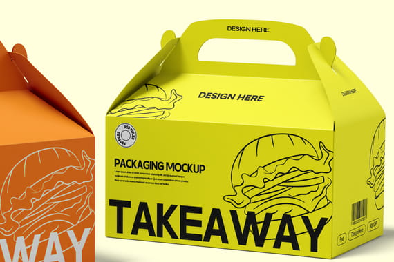 Takeaway Packaging Mockup Set