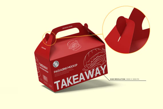 Takeaway Packaging Mockup Set