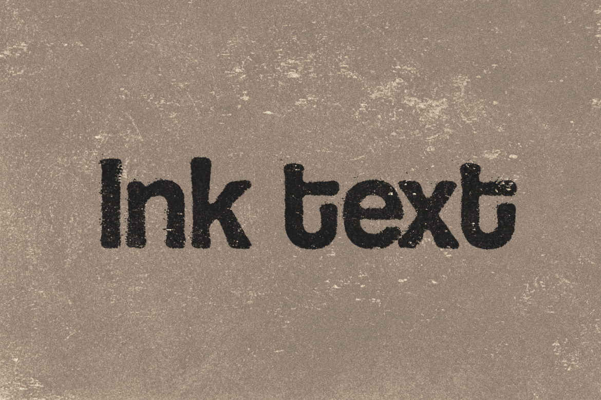 Ink Text Effect