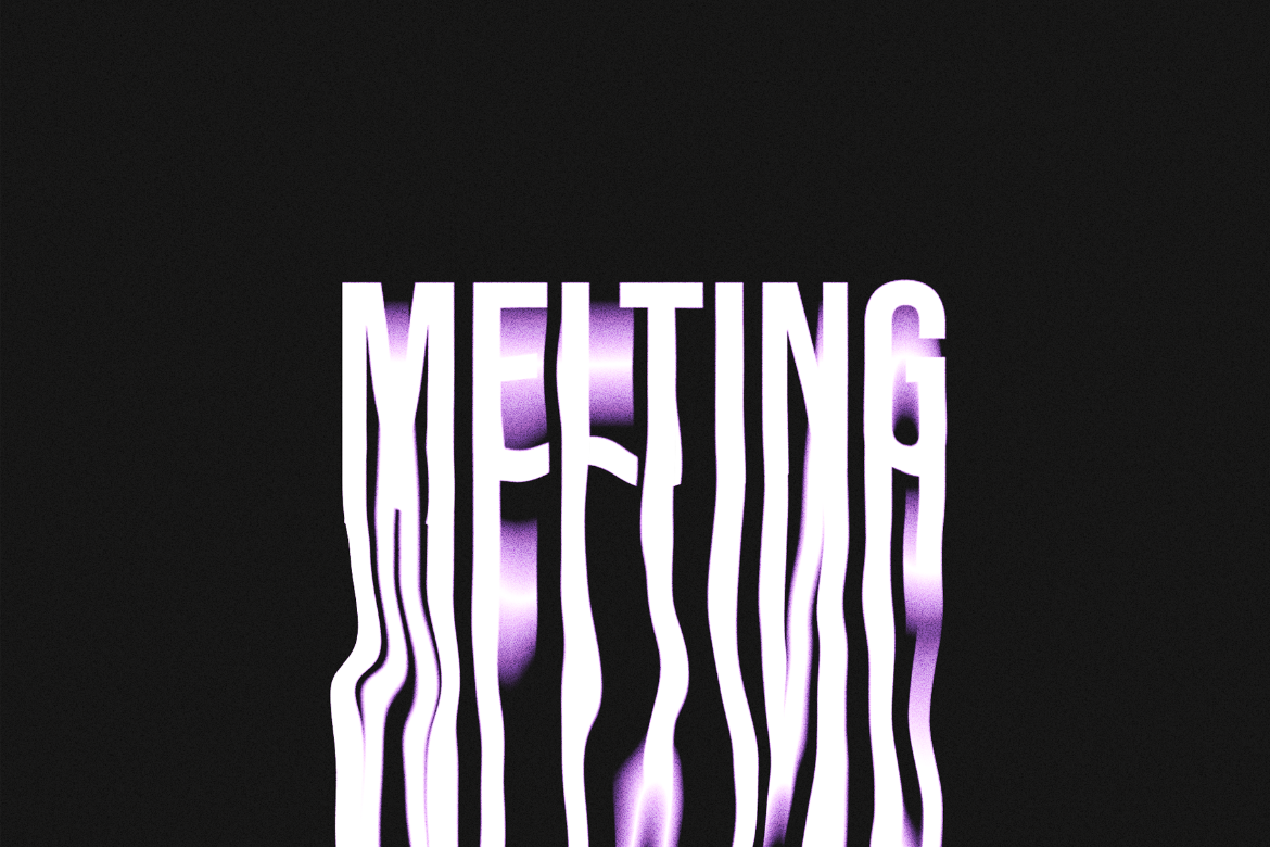 Melting Text Effect