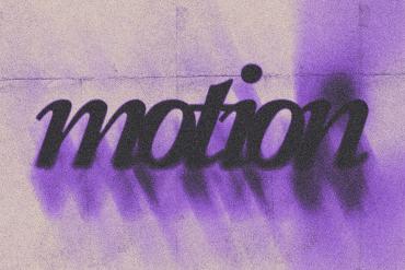Motion Blur Text Effect